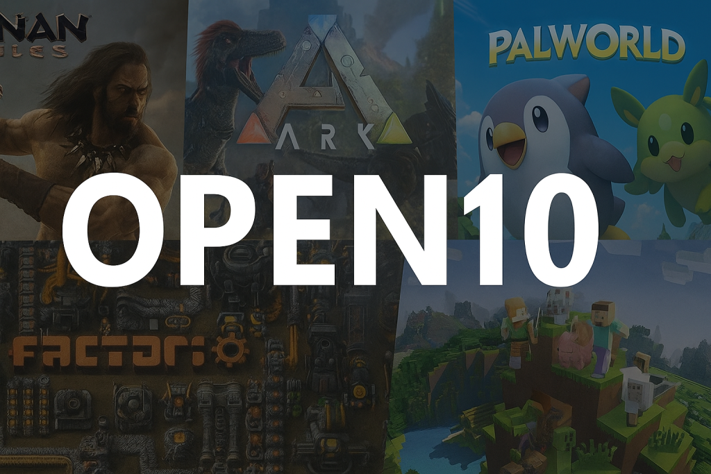 location serveurs de jeux Minecraft ARK Conan 